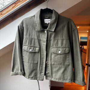 Crop green jacket from Nordstrom